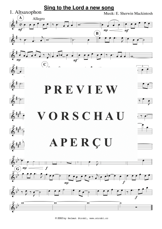 gallery: Sing To The Lord A New Song, , Saxophonquintett