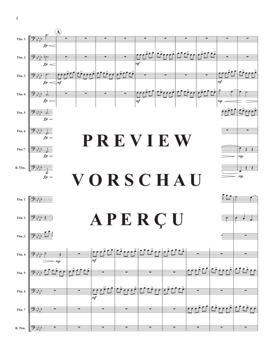 Product gallery: Page 4 of 21 Vertigo , , (Trombone ensemble 1-8 trombones)