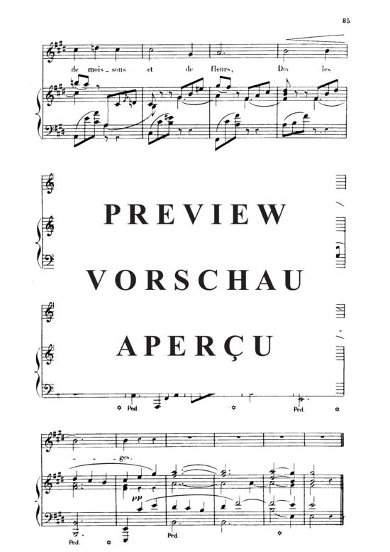 Product gallery: Page 5 of 5 La rançon Op.8 No.2, , High Voice and Piano