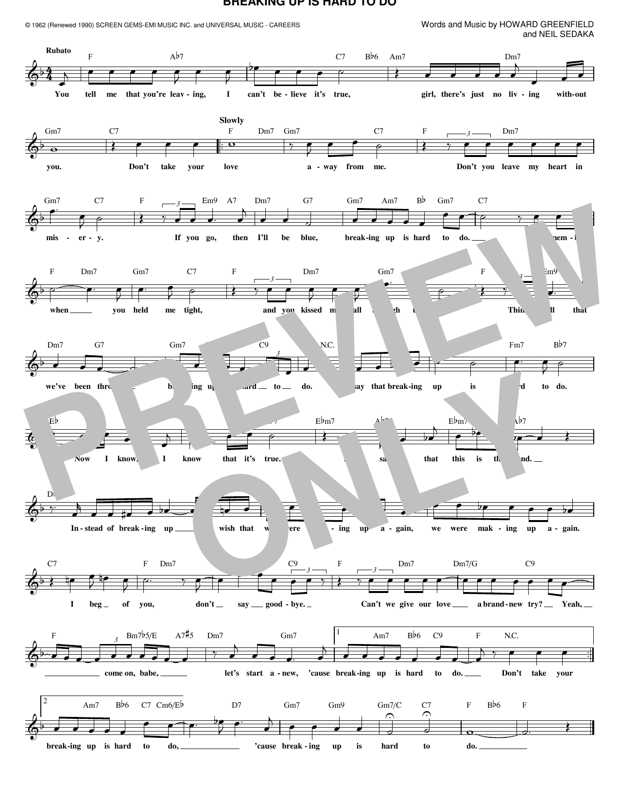 Produktgalerie: Seite 1 von 1 Breaking Up Is Hard To Do, Neil Sedaka
