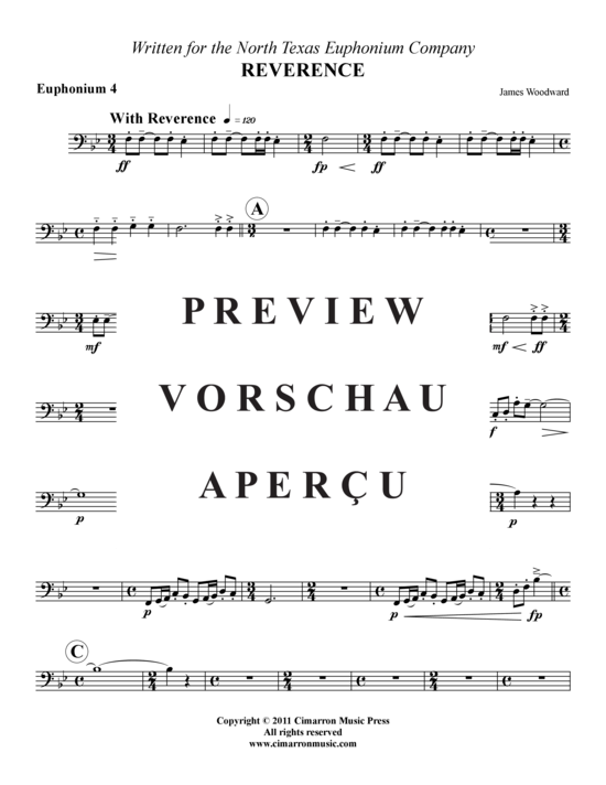 Produktgalerie: Seite 17 von 21 Reverance , , (5x Bariton/Euphonium)