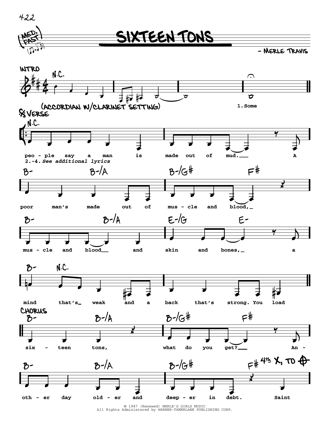 Produktbild zu: Sixteen Tons