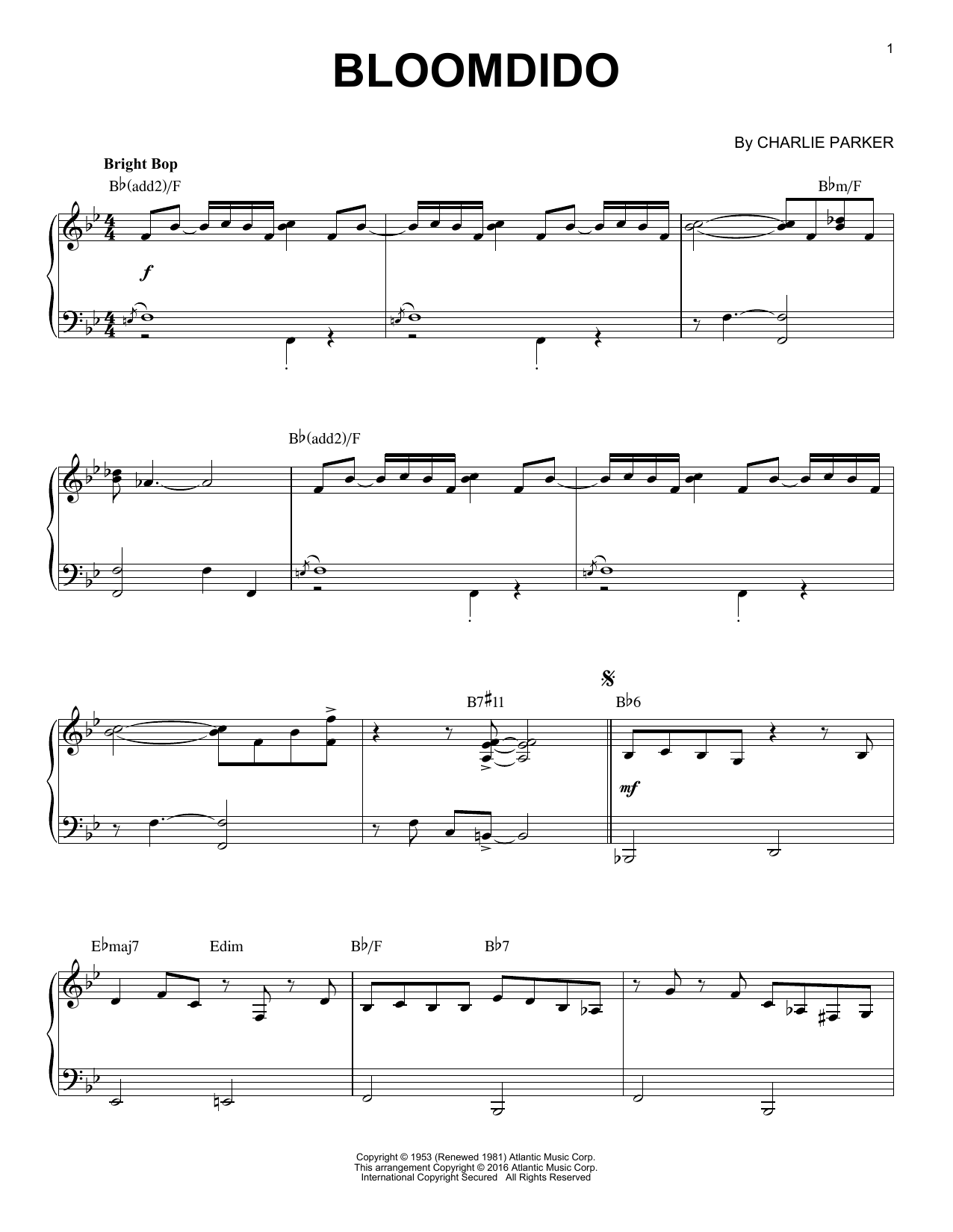 Produktbild zu: Bloomdido (arr. Brent Edstrom)