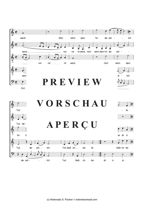 Produktgalerie: Seite 3 von 4 Bleib stet an mir , , (Gemischter Chor)