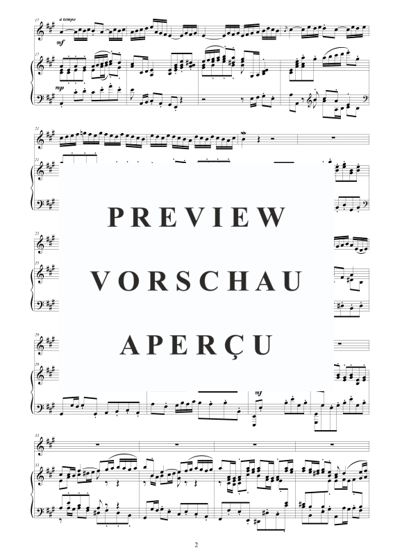 Product gallery: Page 3 of 11 Oboen Konzert in A-Dur BWV 1055, , Oboe and Piano