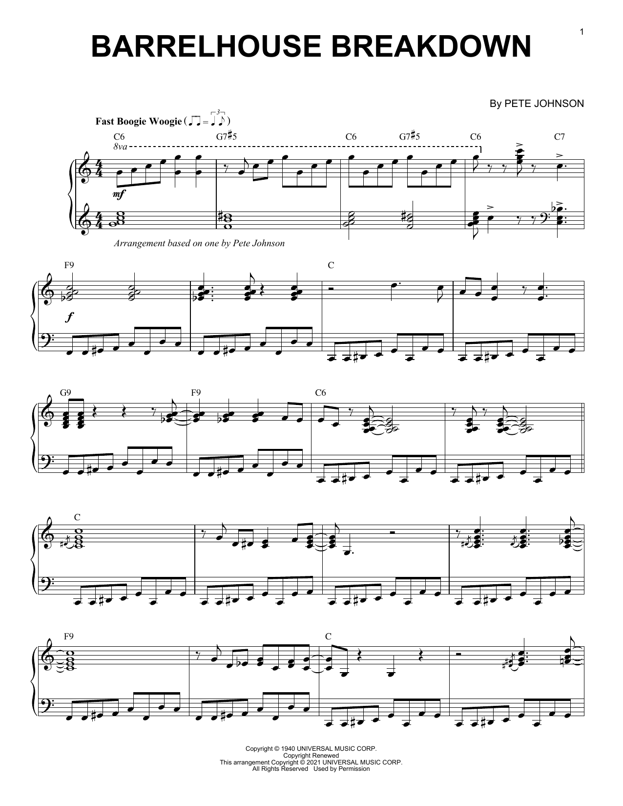Produktbild zu: Barrelhouse Breakdown (arr. Brent Edstrom)