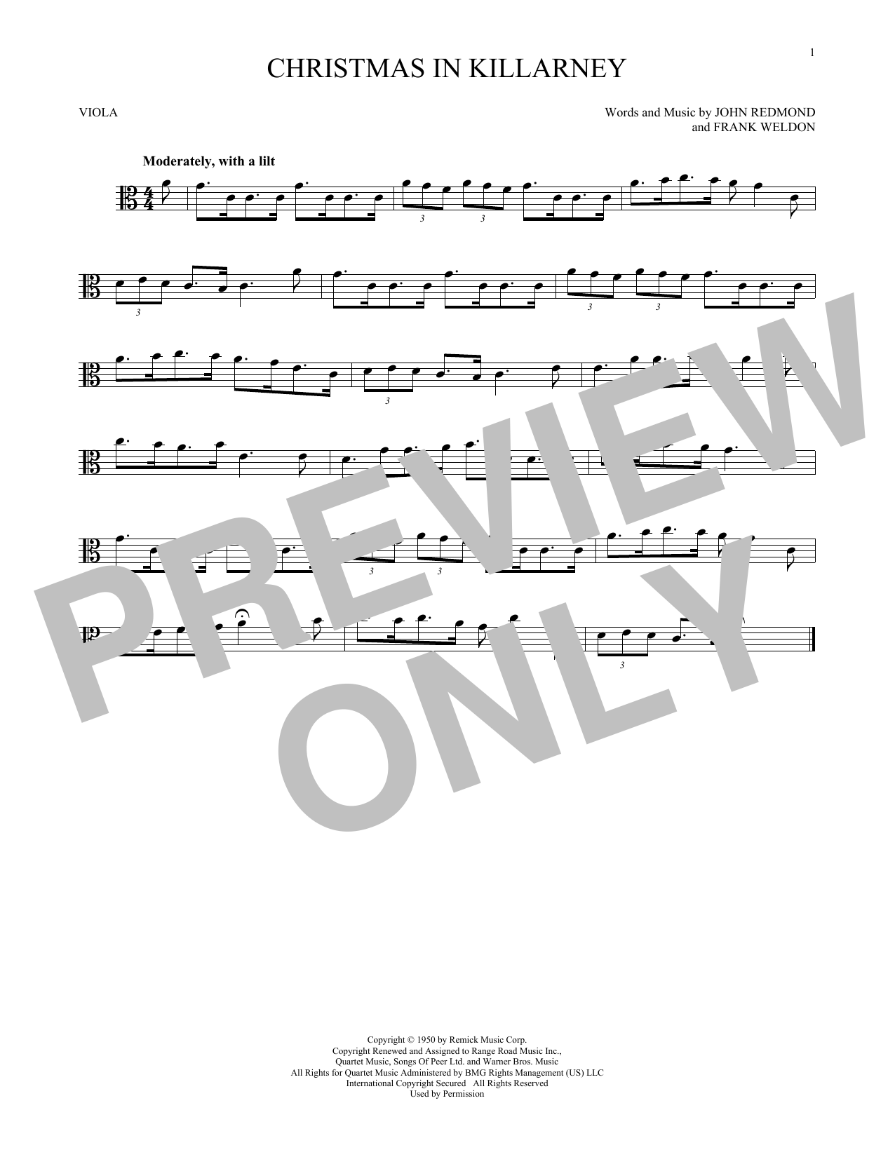 Product gallery: Page 1 of 1 Christmas In Killarney, John Redmond & Frank Weldon