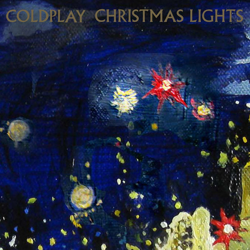 cover: Christmas Lights, Coldplay, Klavier