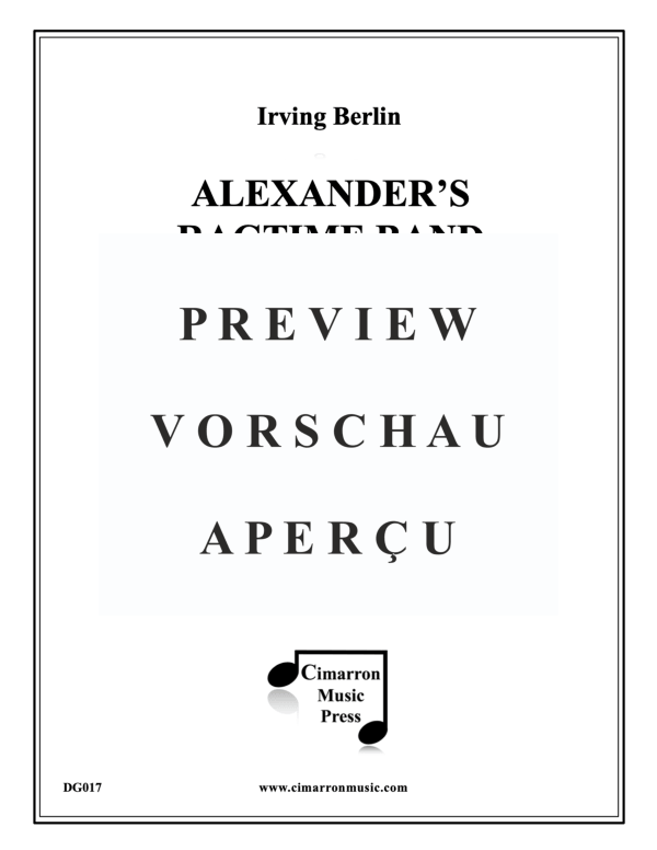 Produktgalerie: Seite 2 von 11 Alexander's Ragtime Band, , Blechbläserquartett