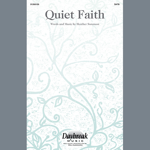 cover: Quiet Faith, Heather Sorenson, Chor