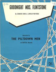 cover: Goodnight Mrs Flintstone, The Piltdown Men