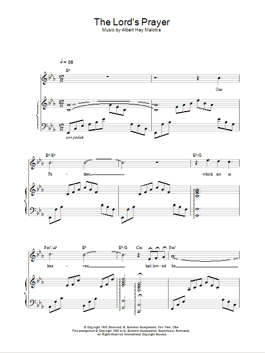Produktbild zu: The Lord's Prayer