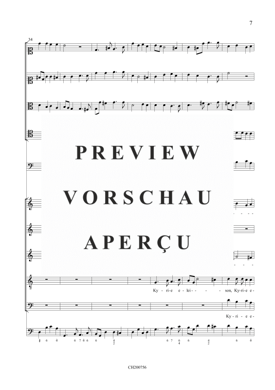 gallery: Missa à 10, , (Gemischtes Ensemble 5 Stimmen, 4 Violen, Fagott und Orgel)