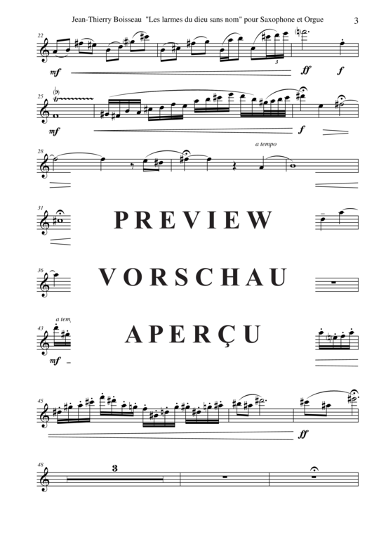 Product gallery: Page 15 of 17 Les Larmes de Dieu Sans Nom , Paul Wehage, (alto saxophone + organ)