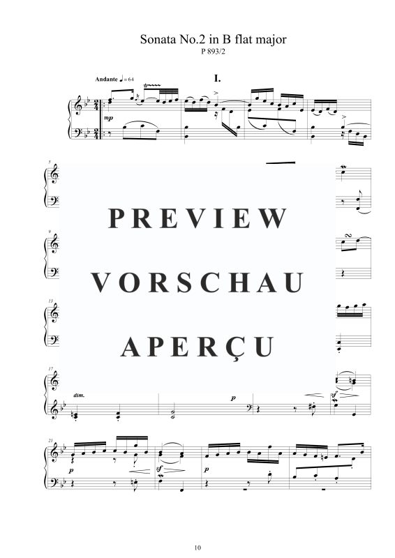 Produktgalerie: Seite 11 von 11 12 Klavier Sonaten P893 - Vollständige Partituren, , Klavier Solo