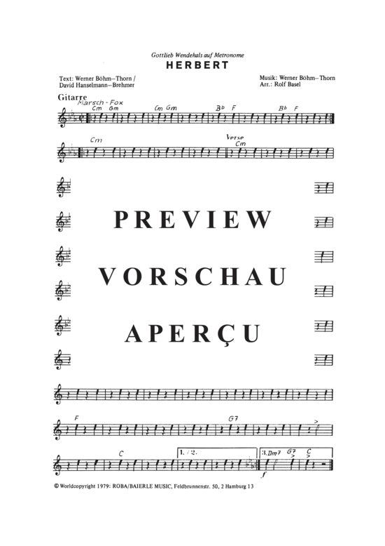 Produktgalerie: Seite 18 von 18 Herbert , Wendehals, Gottlieb, (Combo-Band)