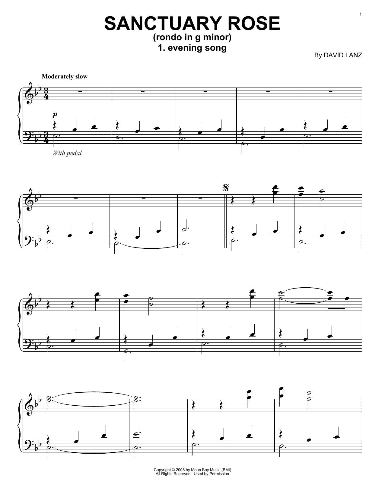 Product picture to: Evening Song
