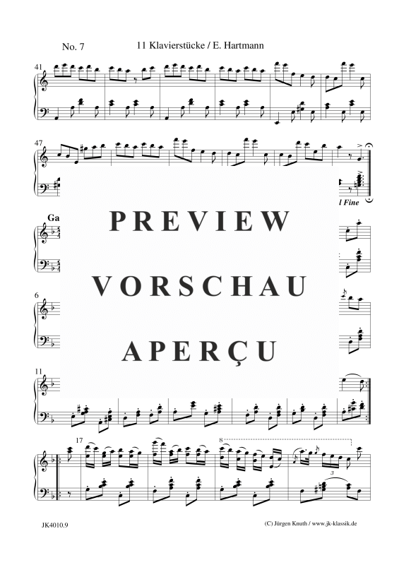 gallery: Klavierstücke No.1 , , (Klavier Solo)