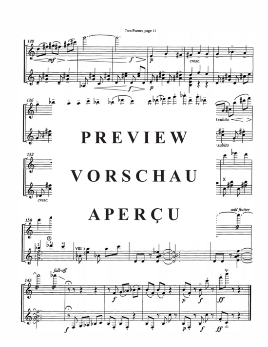 Product gallery: Page 14 of 21 Two Poems , , (flute and guitar)