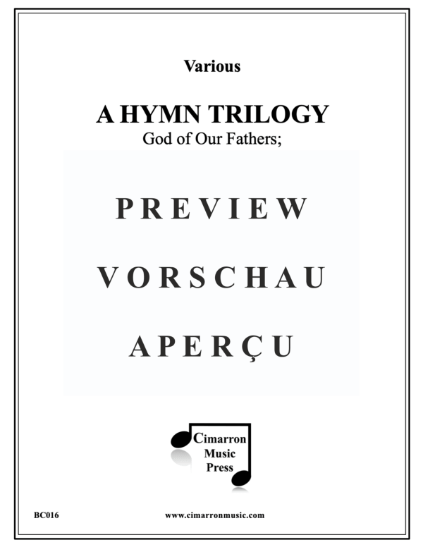 Produktgalerie: Seite 2 von 11 A Hymn Trilogy, , Blechbläserensemble