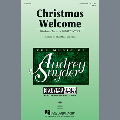 cover: Christmas Welcome, Audrey Snyder, Chor