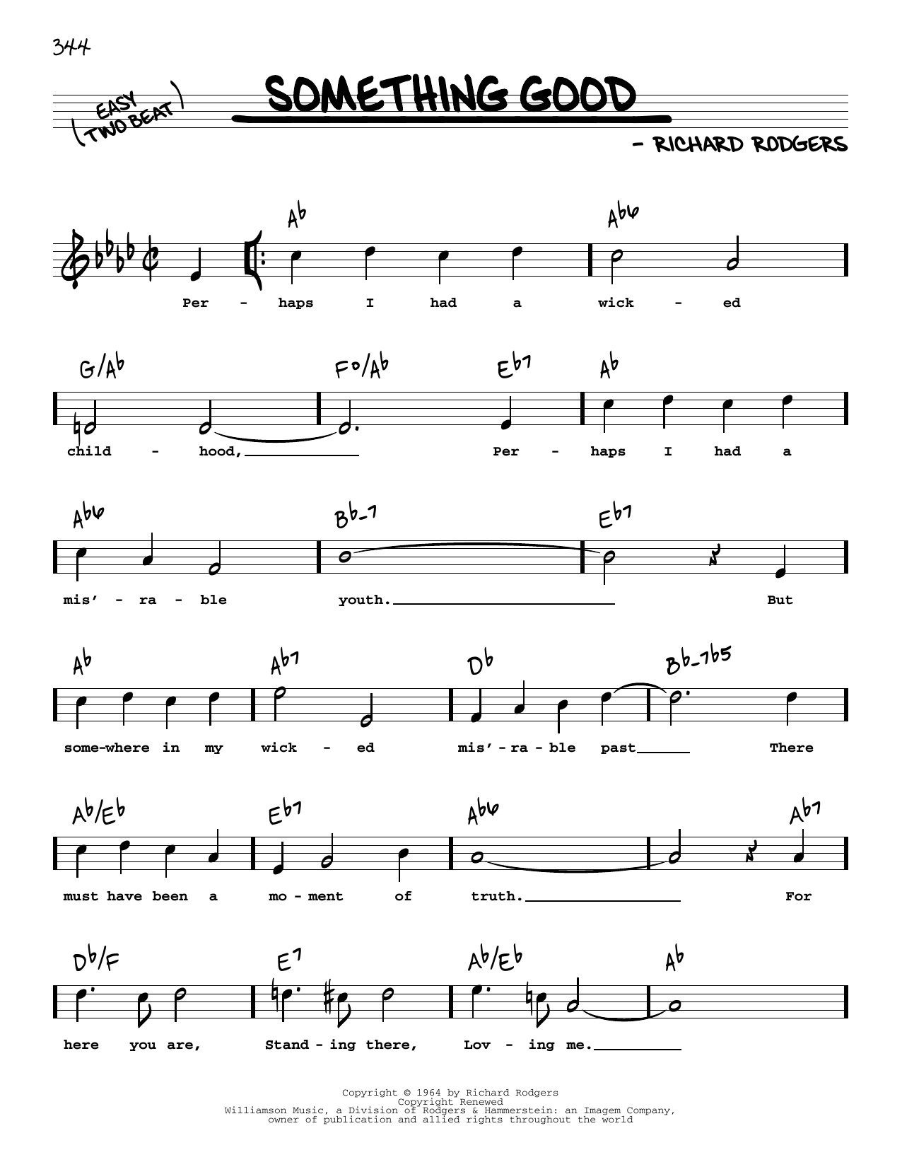 Produktbild zu: Something Good (from The Sound Of Music) (High Voice)