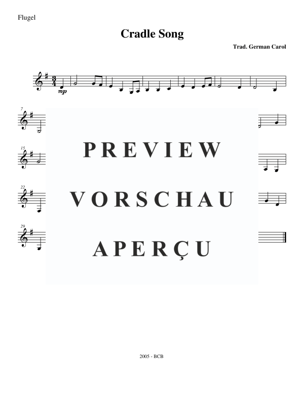 Produktgalerie: Seite 11 von 11 Cradle Song, , Blechbläser Quintett