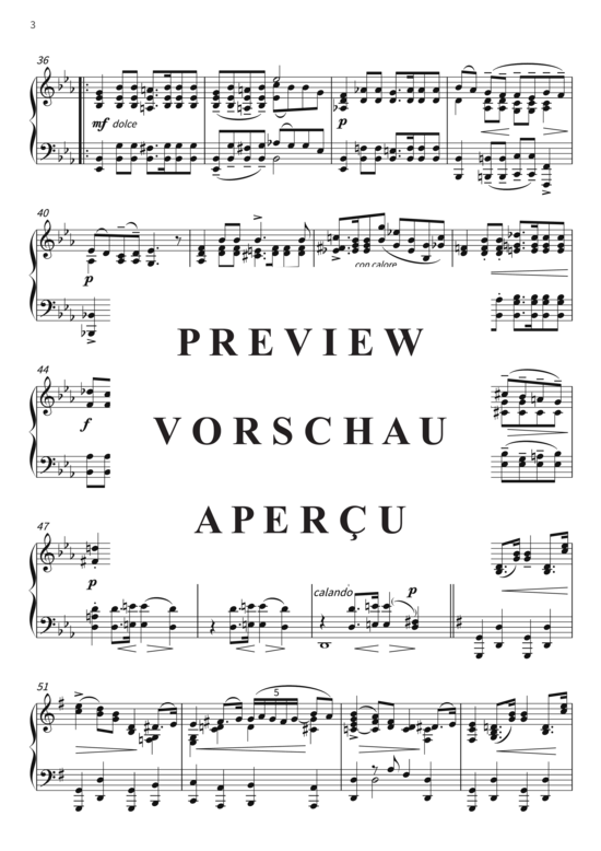 Product gallery: Page 6 of 8 Hochzeitszug - Nr. 8 aus Von der Wiege bis zum Grabe op. 202 , , Piano Solo