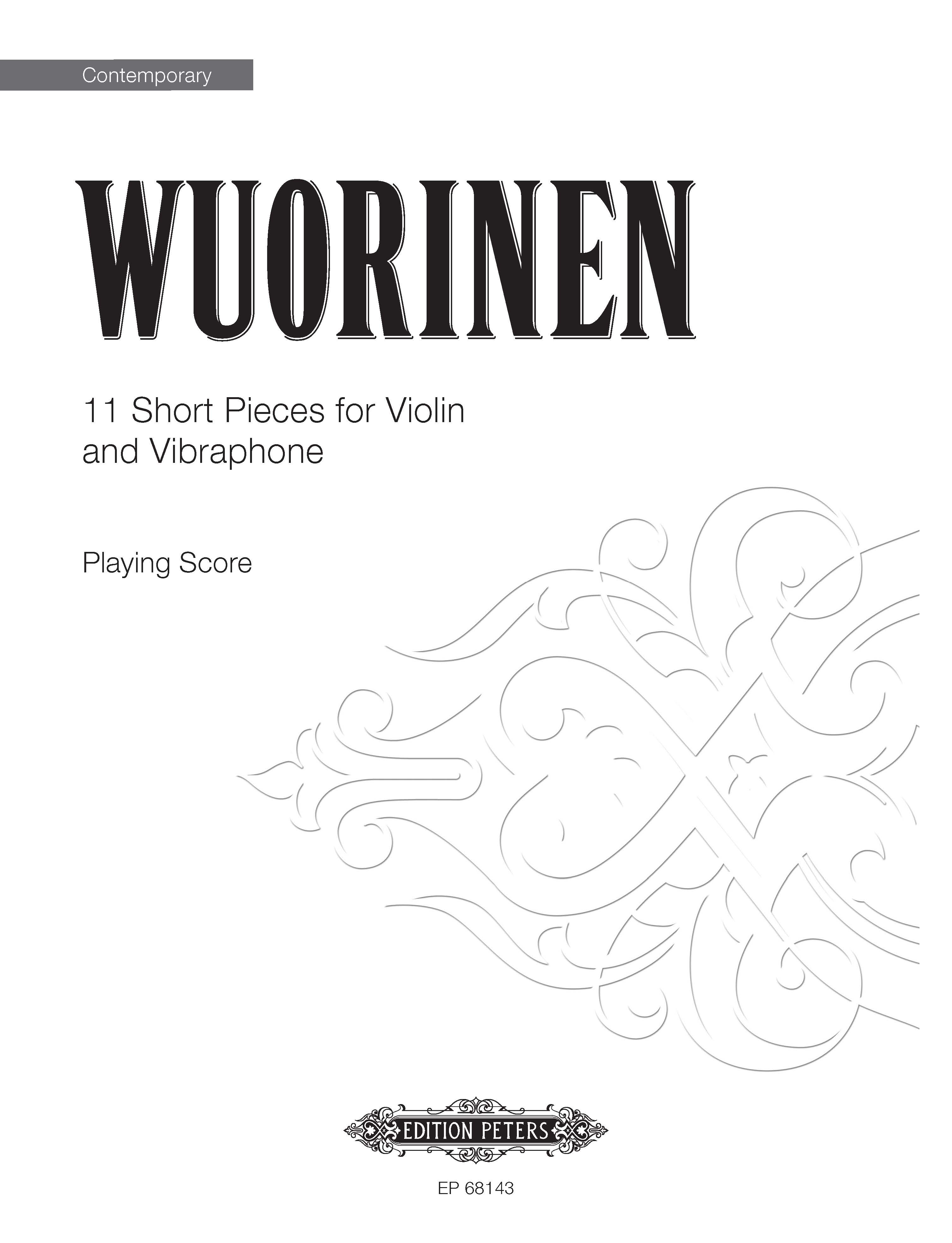 Produktbild zu: 11 Short Pieces For Violin and Vibraphone