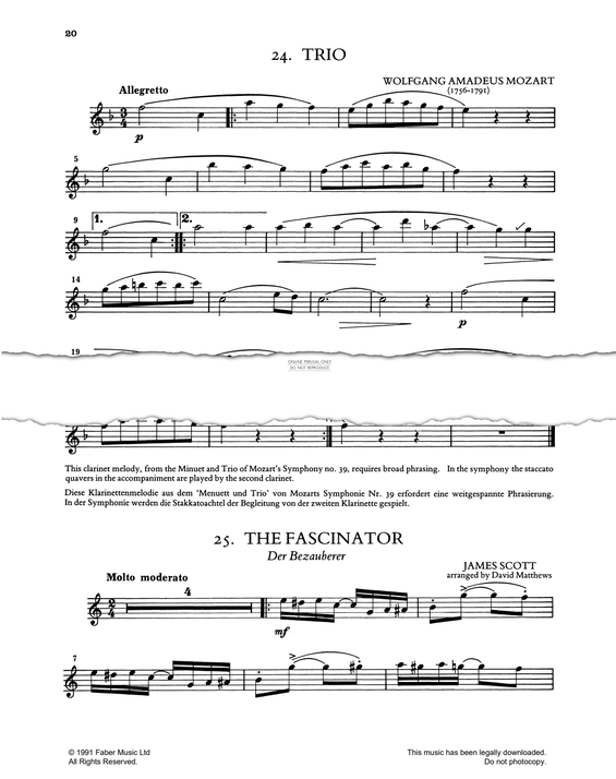 Product gallery: Page 1 of 1 Trio, Wolfgang Amadeus Mozart