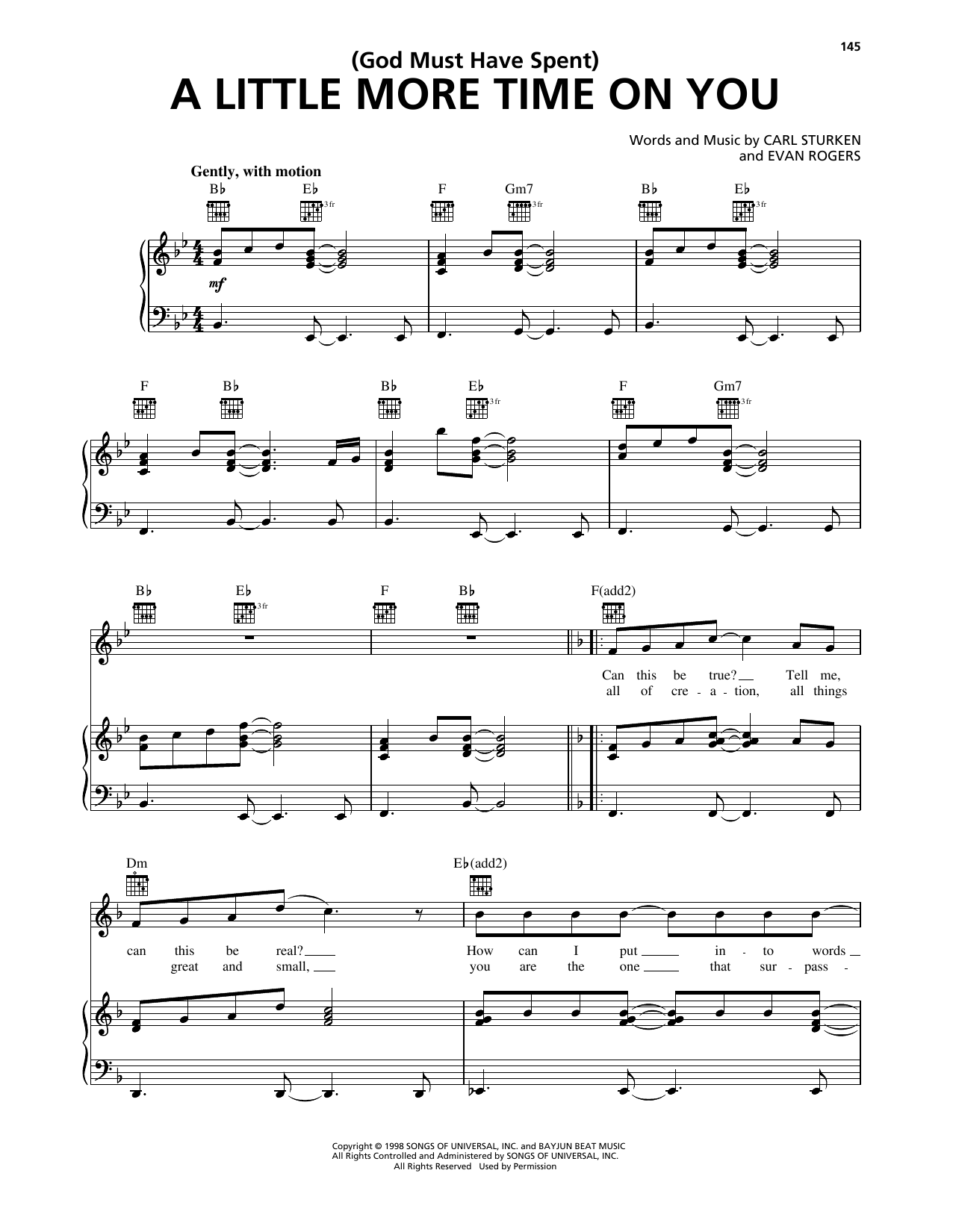 Produktbild zu: (God Must Have Spent) A Little More Time On You