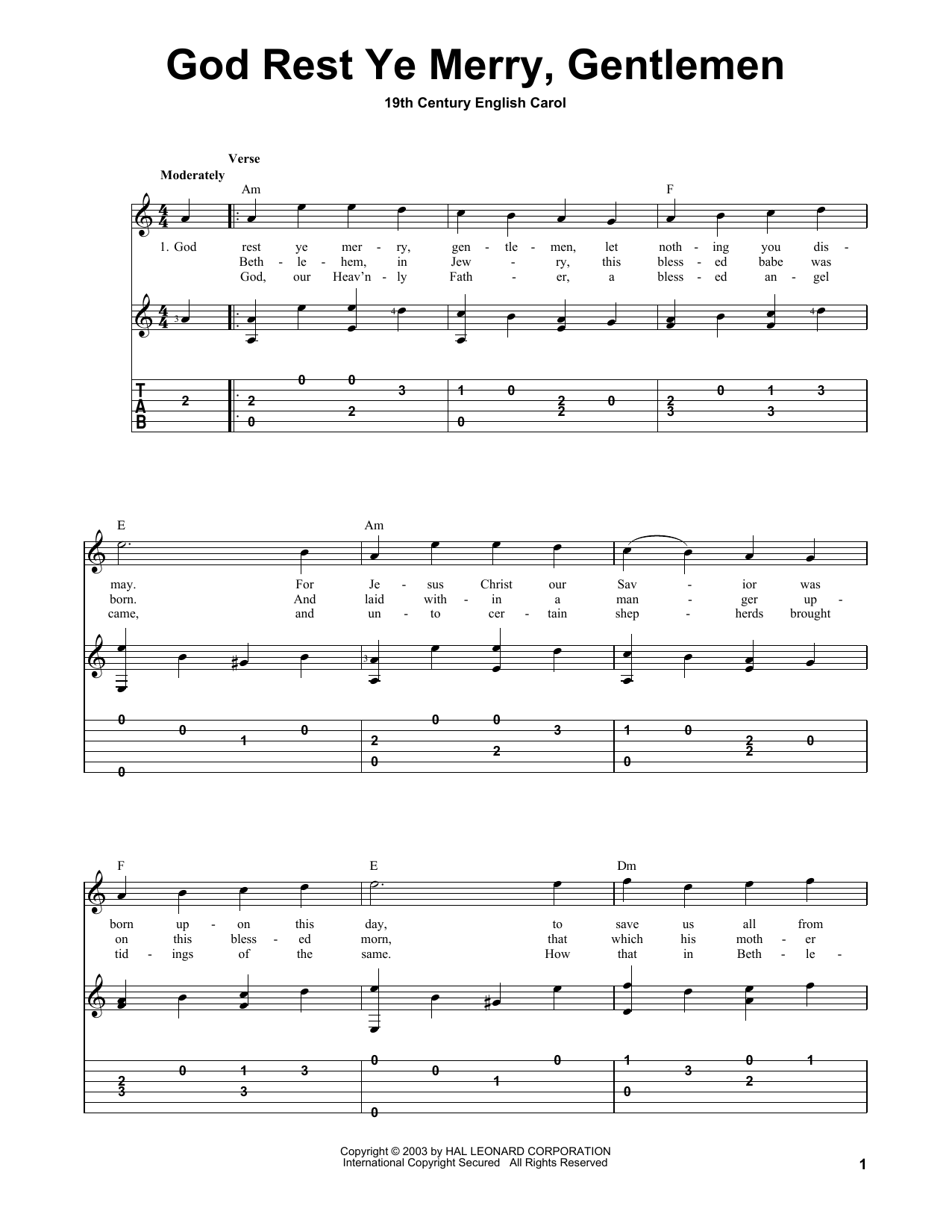 Product gallery: Page 1 of 1 God Rest Ye Merry, Gentlemen, 19th Century English Carol