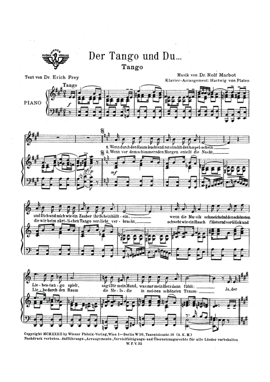 Produktbild zu: Der Tango und DuTango