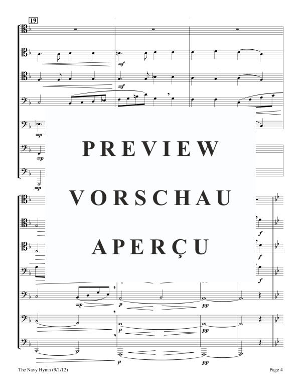 Product gallery: Page 6 of 11 The Navy Hymn, , Solo Trombone and Trombone Sextet