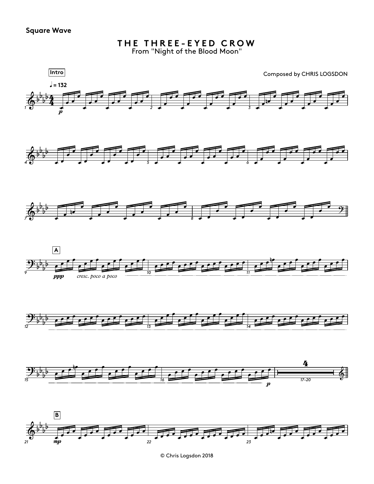Produktbild zu: The Three-Eyed Crow (from Night of the Blood Moon) - Square Wave