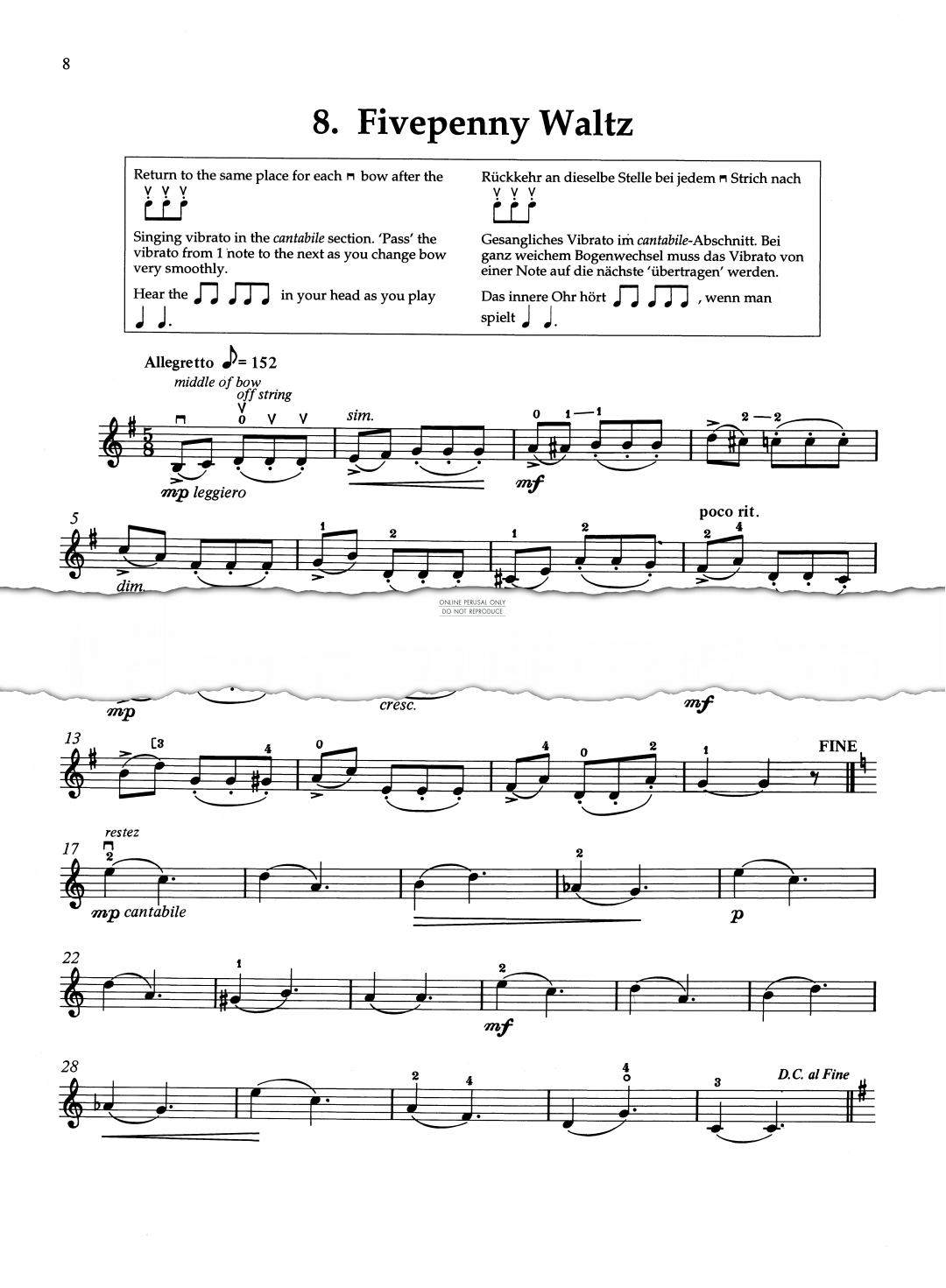 Produktgalerie: Seite 1 von 1 Fivepenny Waltz, Mary Cohen, Violine