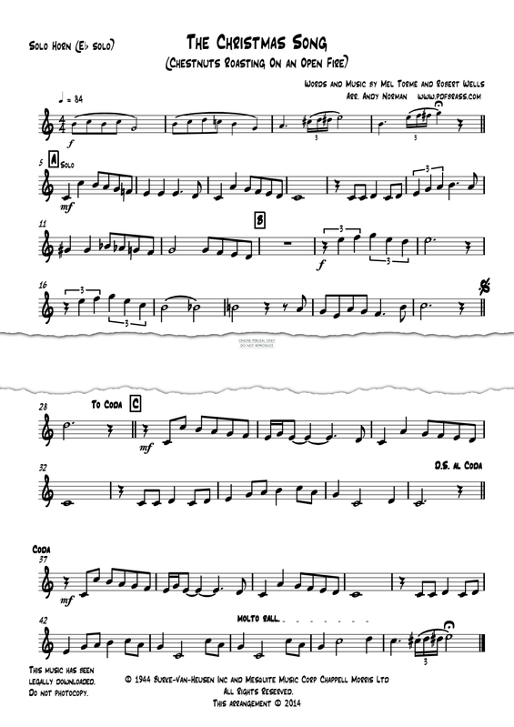 Product gallery: Page 1 of 1 The Christmas Song (Merry Christmas To You) aka Chestnuts Roasting on an Open Fire, Mel Tormé