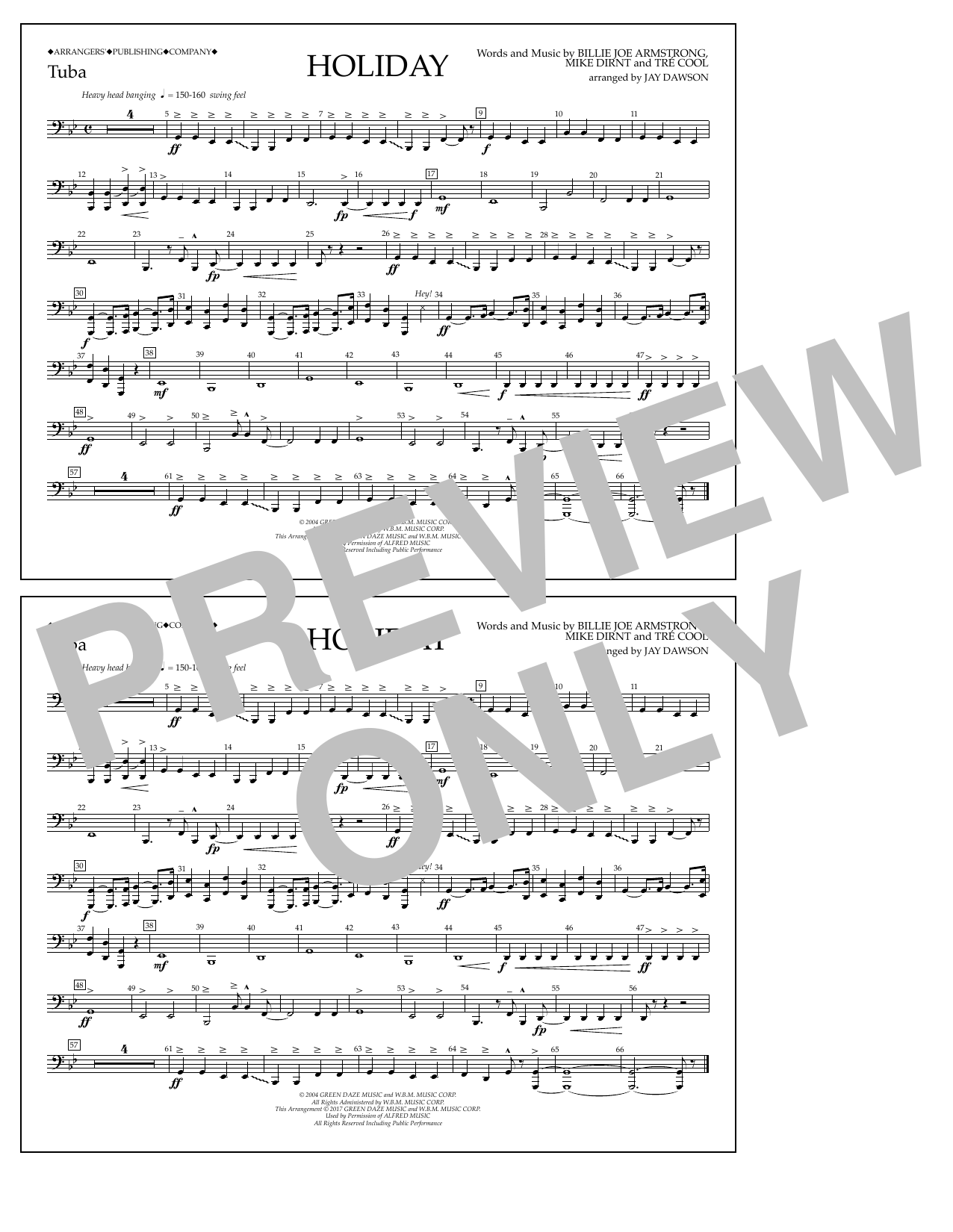 Produktbild zu: Holiday - Tuba
