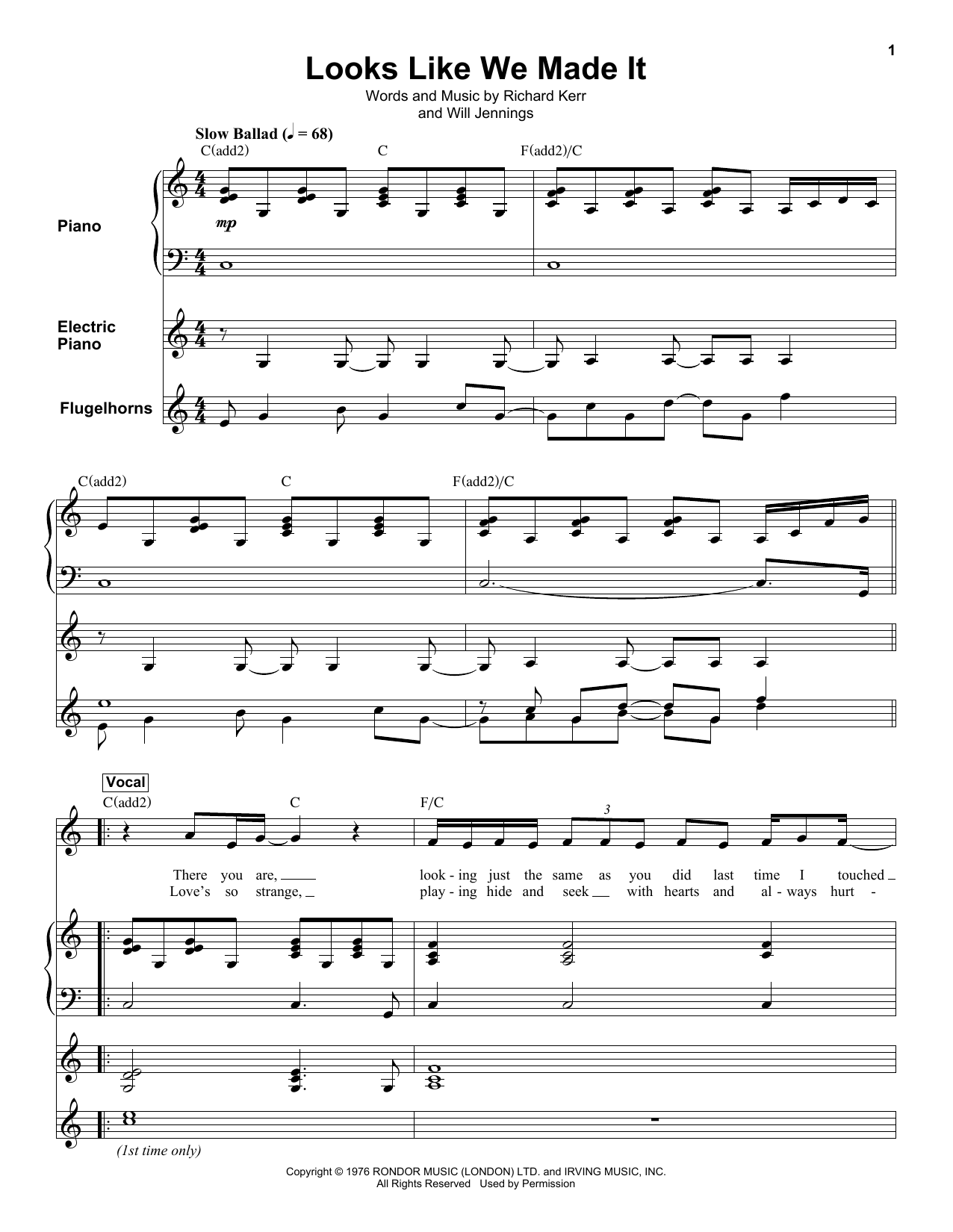 Product gallery: Page 1 of 1 Looks Like We Made It, Barry Manilow