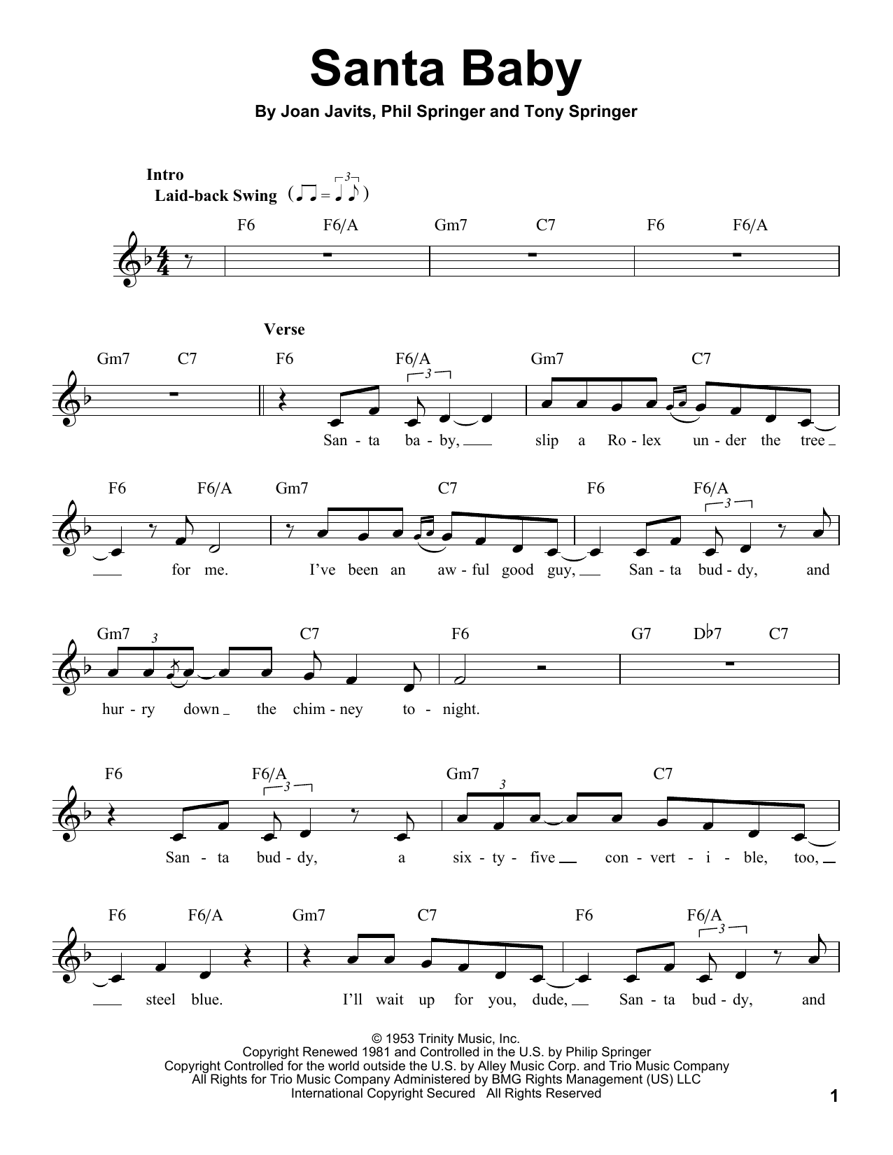 Produktbild zu: Santa Baby