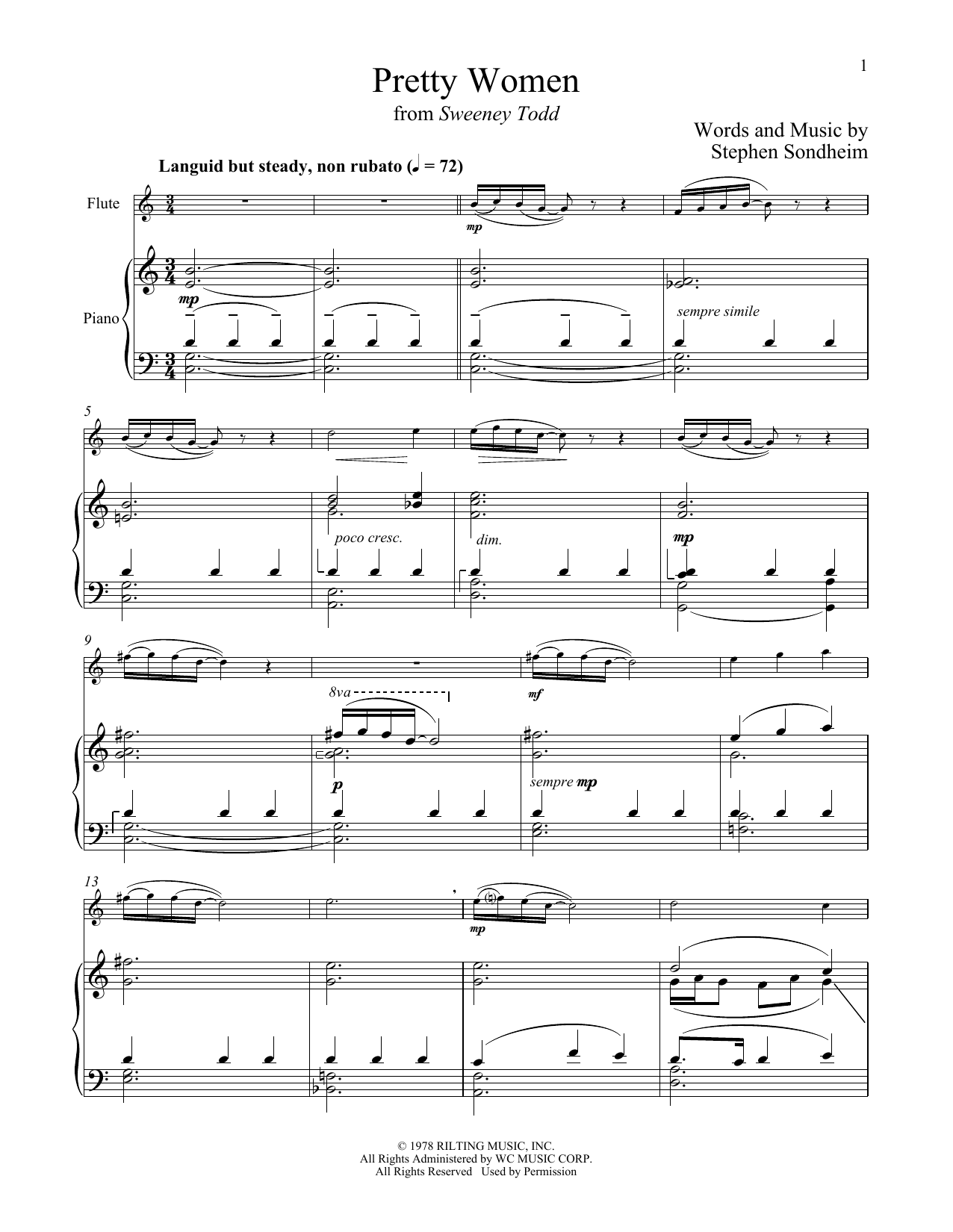 Produktbild zu: Pretty Women (from Sweeney Todd)
