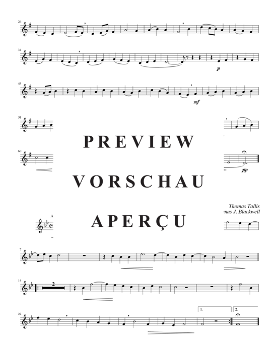 Produktgalerie: Seite 14 von 14 Drei geistliche Choral-Stücke  , , (2xTromp in B/C, Horn in F, Pos)