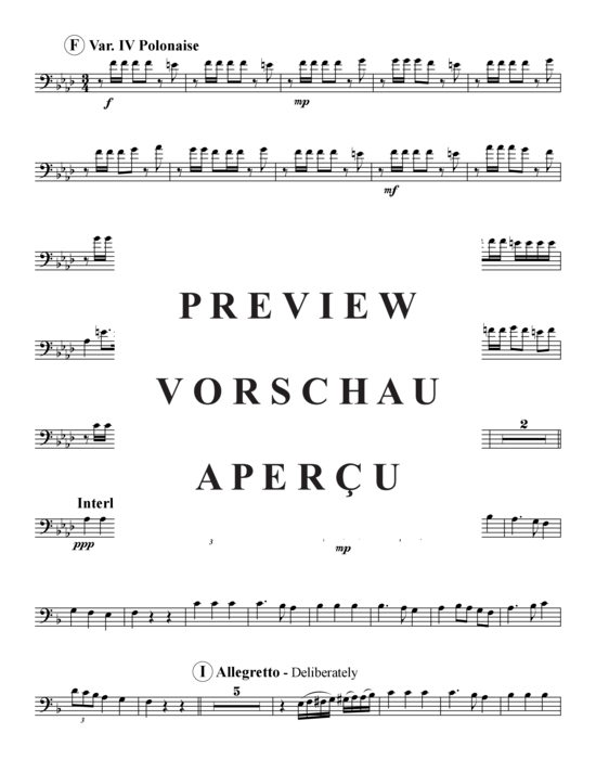 Product gallery: Page 11 of 21 Variations on America (1891) , ,  (Tuba Quartet: 2x Baritone, 2xTuba)