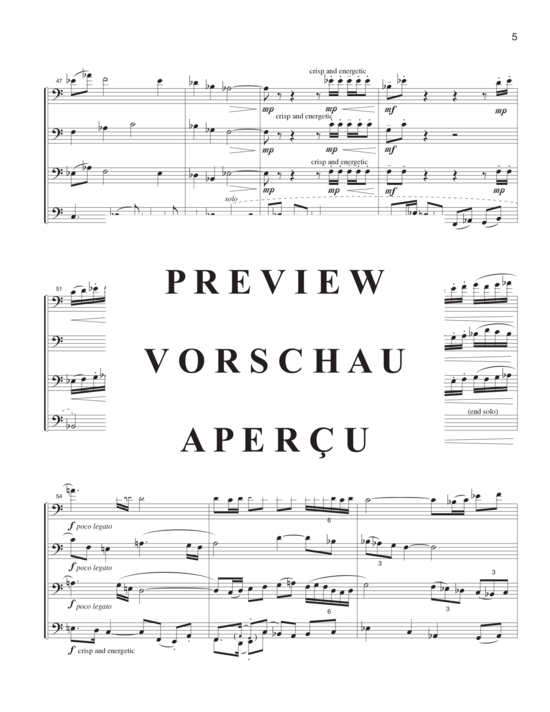 Product gallery: Page 8 of 21 Prelude and Intrada , , (4 euphonium or trombone quartet)