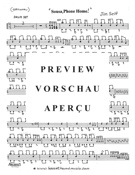 Produktgalerie: Seite 18 von 21 Sousa, Phone Home! , , (Sousaphon/Tuba Duett + opt. Percussion)