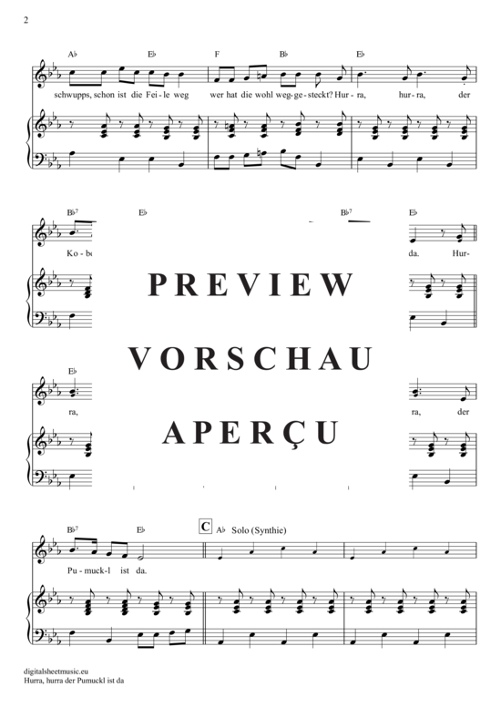 gallery: Hurra, Hurra, Der Pumuckl Ist Da , Pumuckl, (Klavier Begleitung + Gesang)