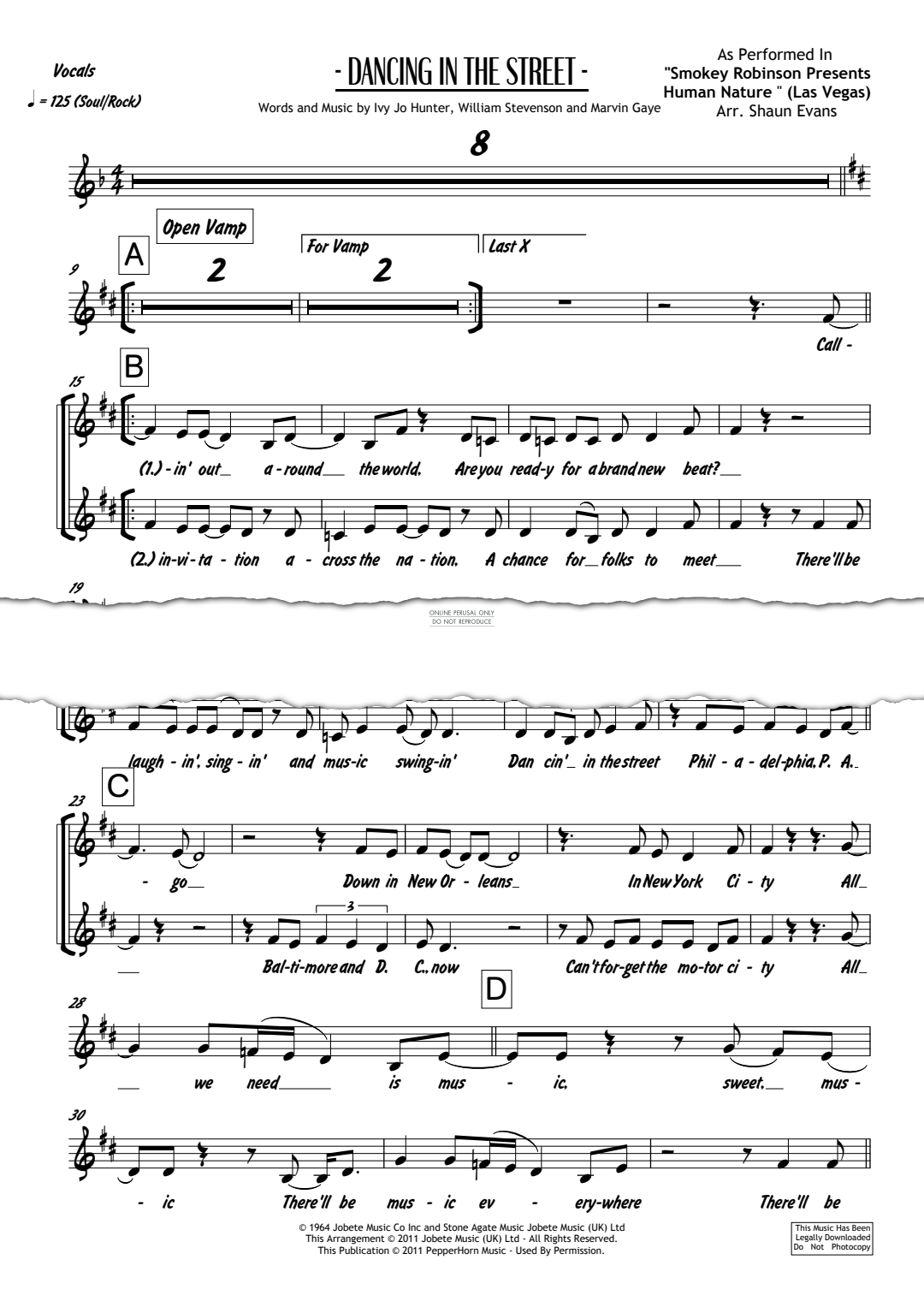 Product gallery: Page 1 of 1 Dancing In The Street, Human Nature