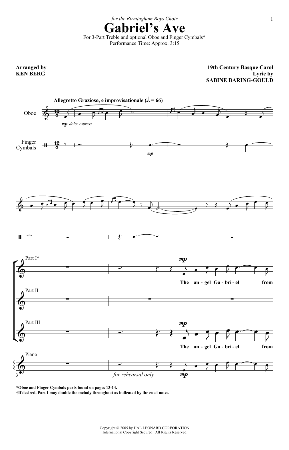 Produktbild zu: Gabriel's Ave