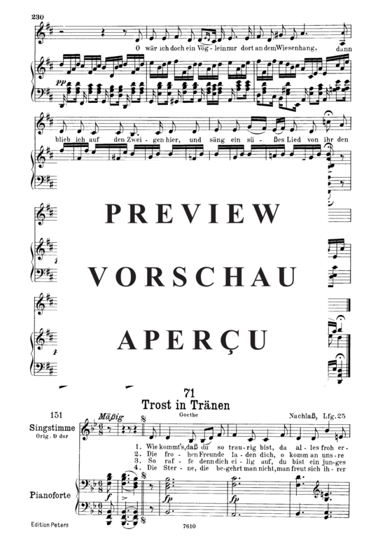 gallery: Im Frühling D.882 , , (Gesang tief + Klavier)