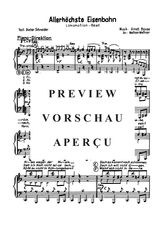 Product gallery: Page 4 of 4 Allerhöchste Eisenbahn , , Piano and Voice